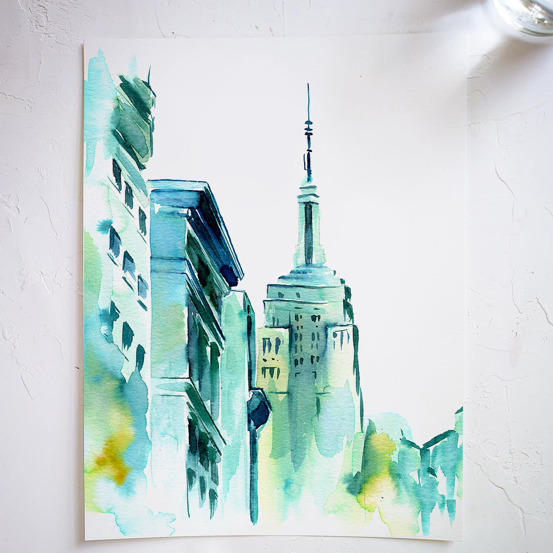 Blue Buildings