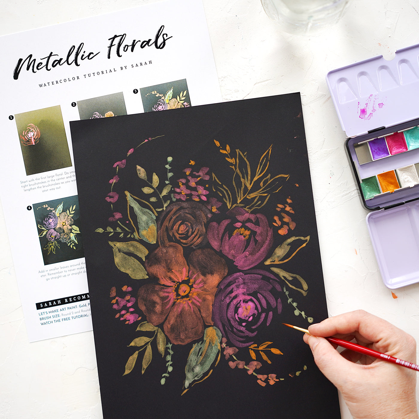 Metallic Florals