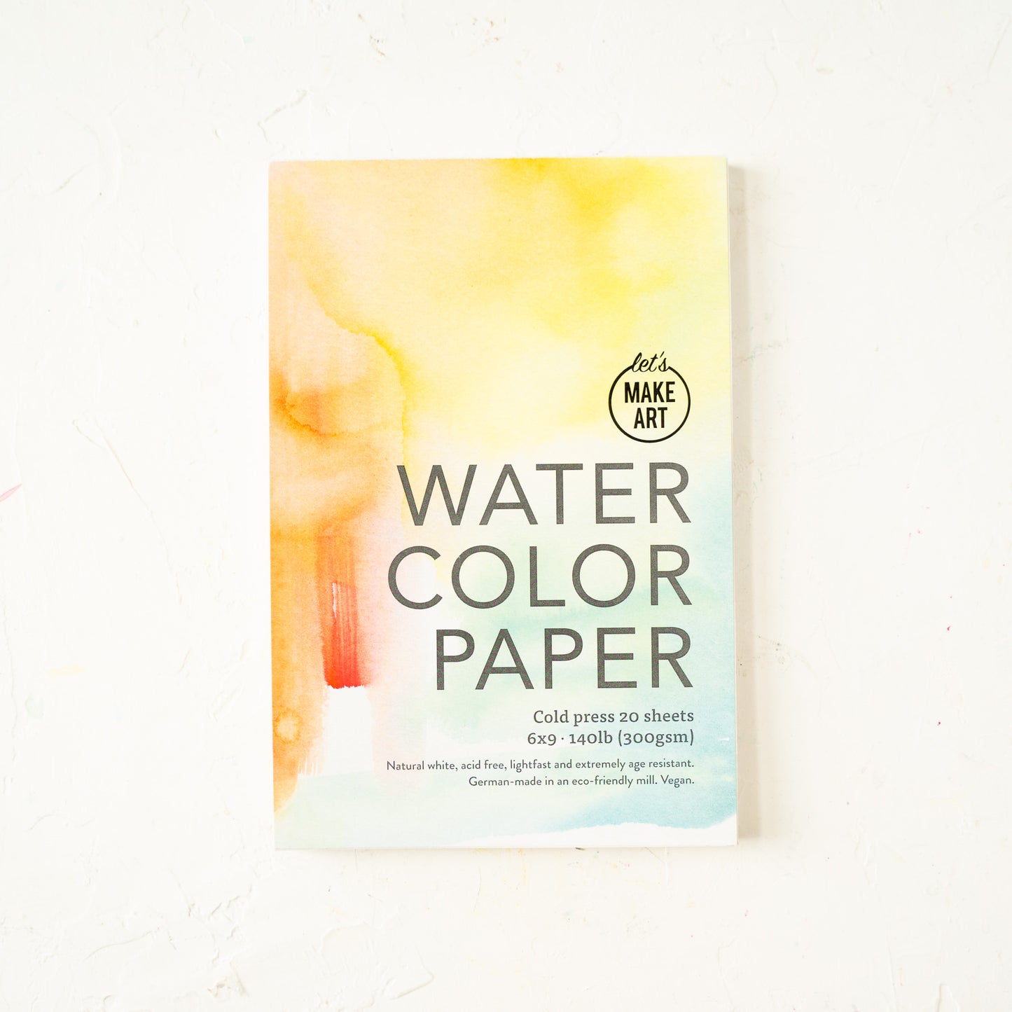 Let's Make Art Watercolor Paper Pad - 6x9"