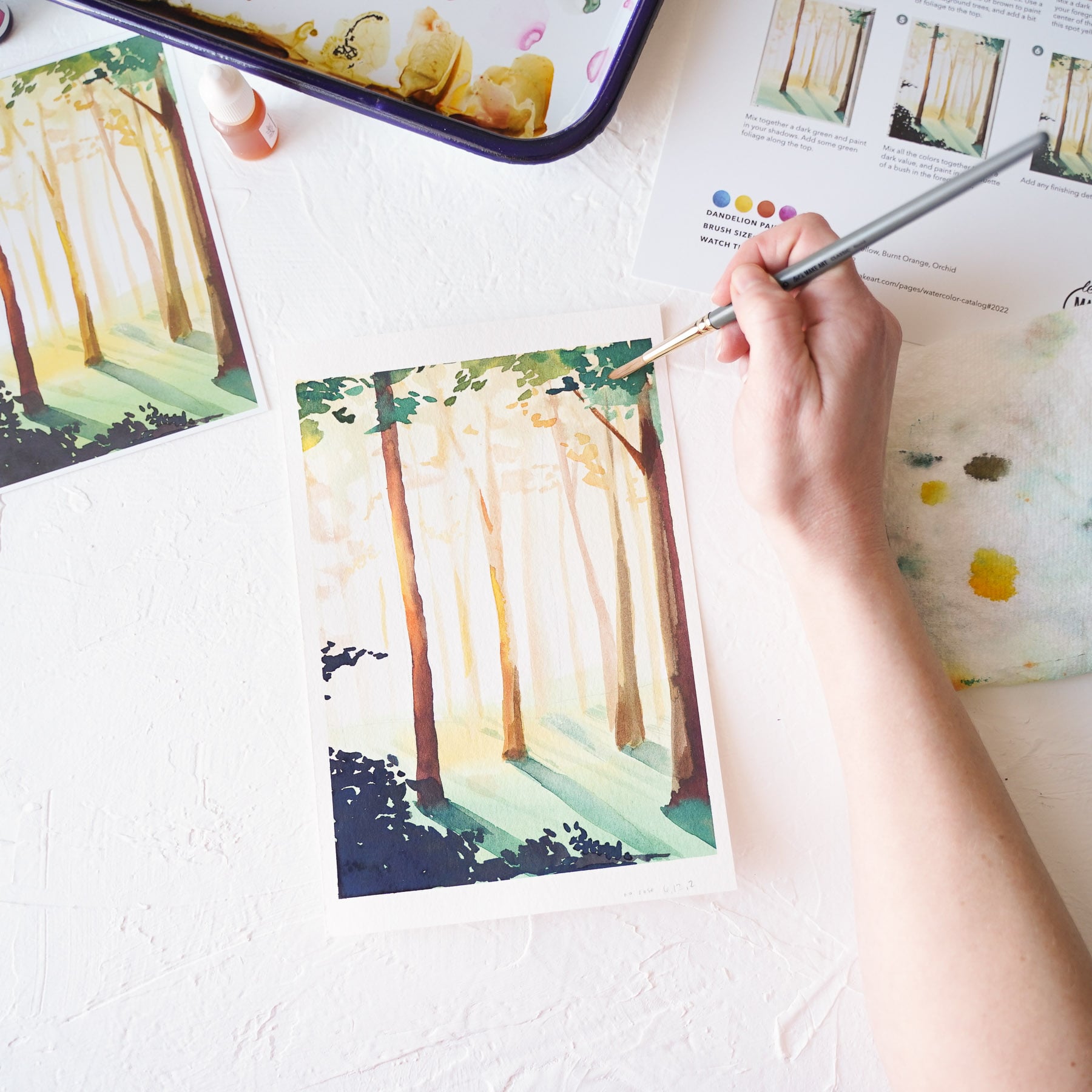 Sunlit Trees