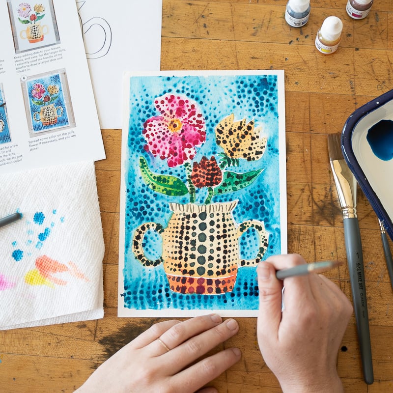 Dot Flowers