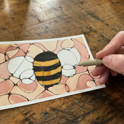 Let's Make Art Matter for Mandy - The Let It Be Mini Watercolor Painting