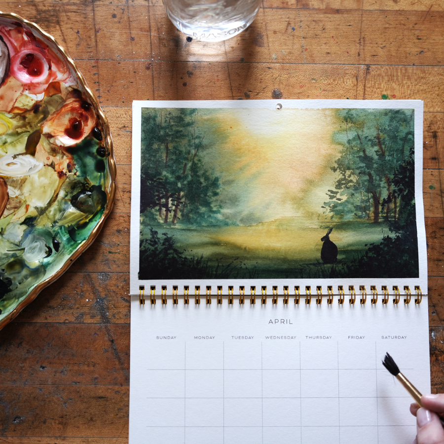Let's Make Art Watercolor Calendar