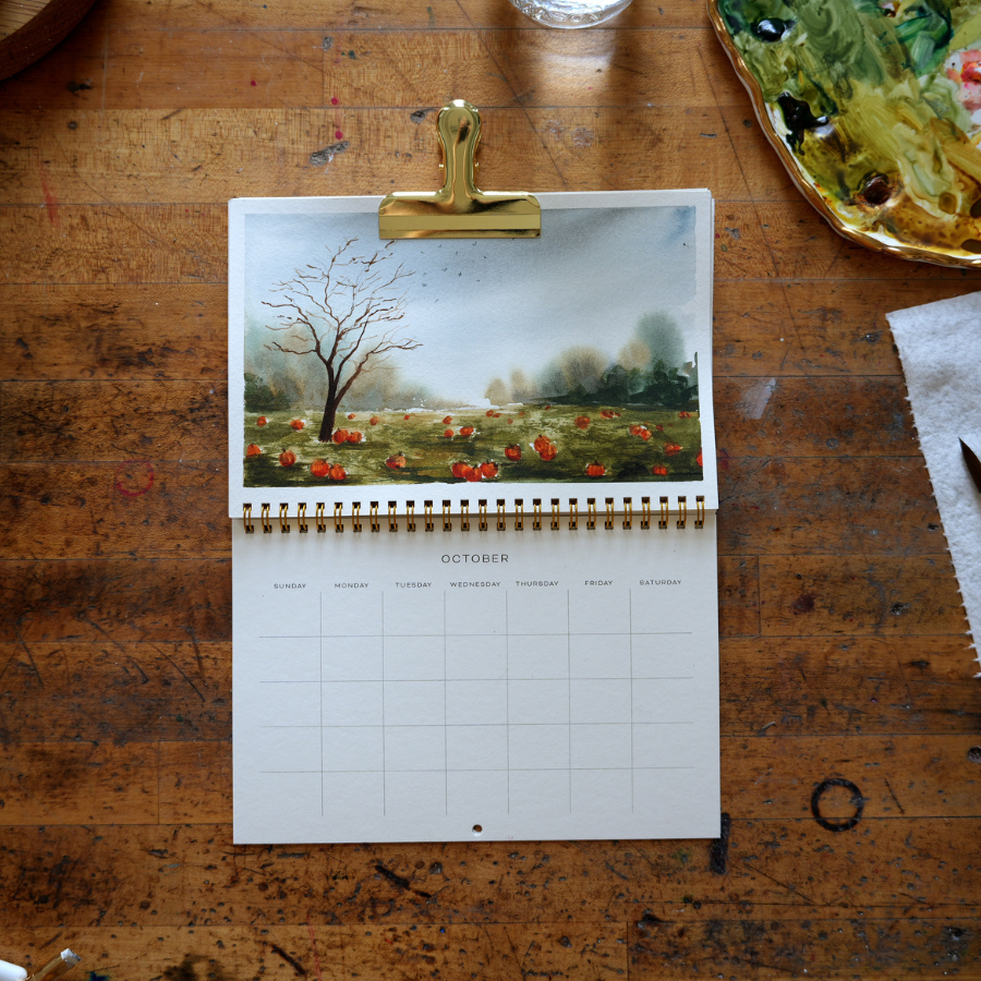 Let's Make Art Watercolor Calendar