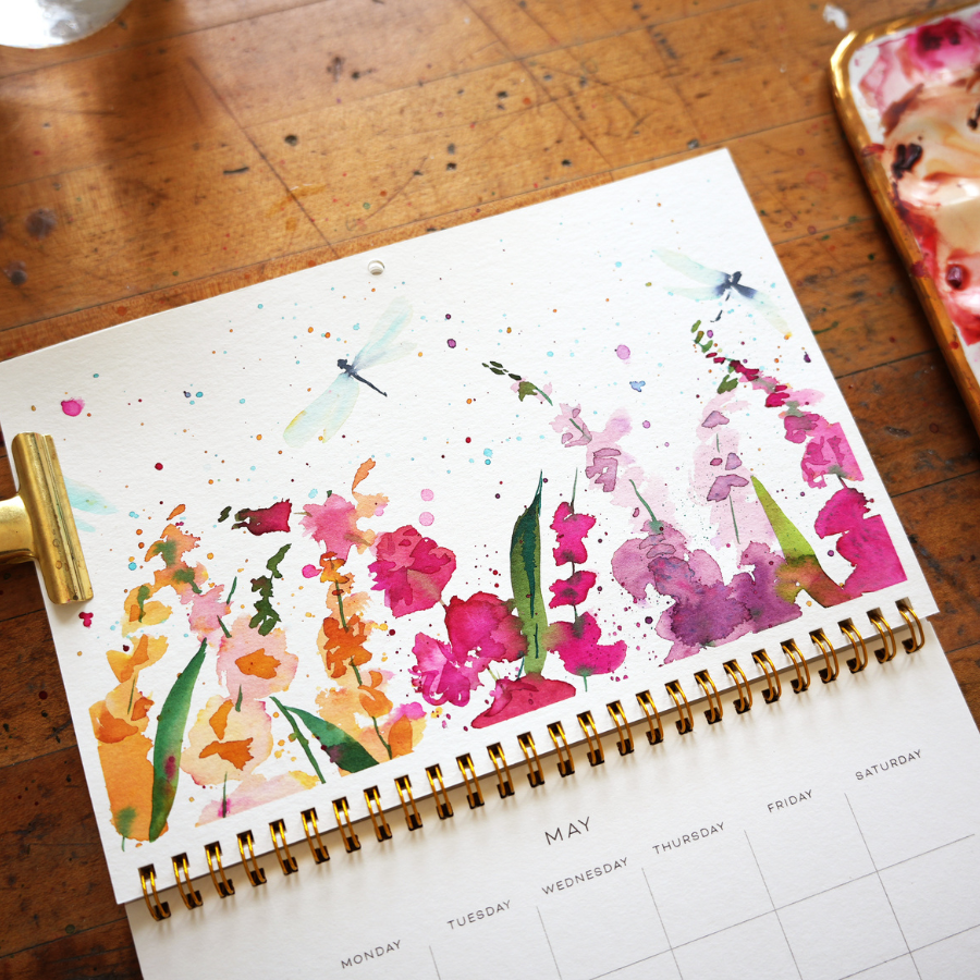 Let's Make Art Watercolor Calendar