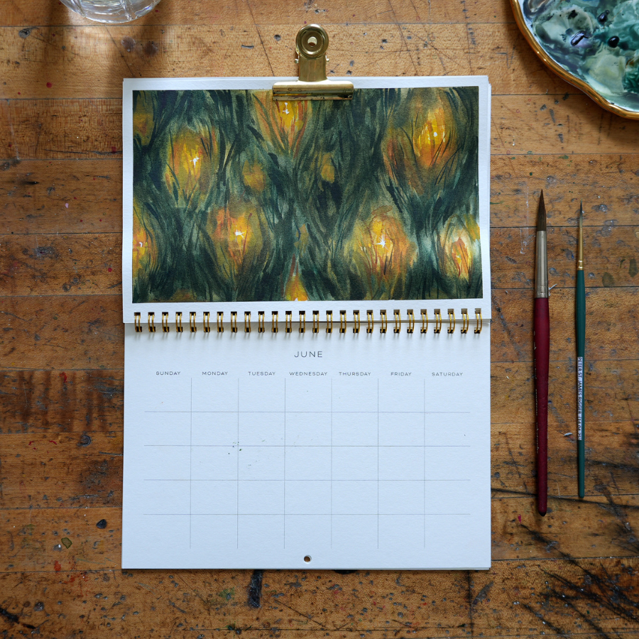 Let's Make Art Watercolor Calendar