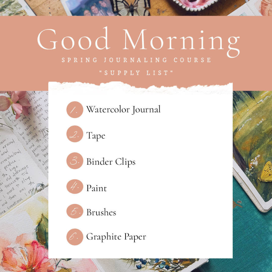 Good Morning Journaling Course - Spring Edition